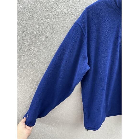 Antigua Mens Sweatshirt Size Medium Fleece Blue 1/4 Zip Footwashing Embroidered - Picture 4 of 11